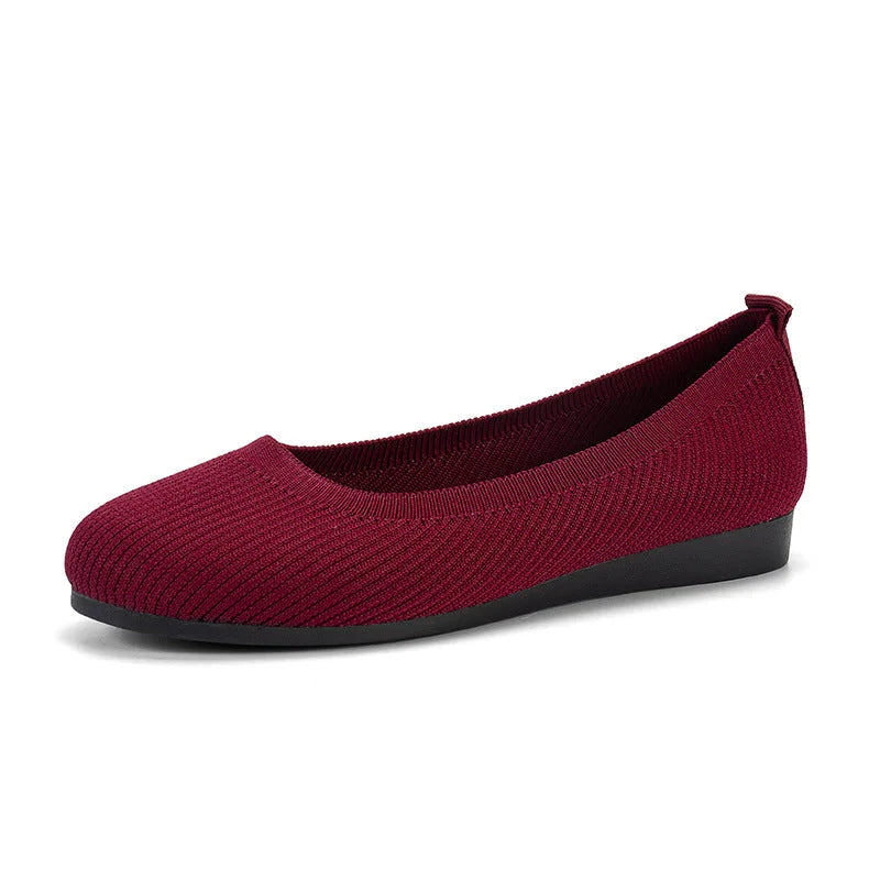 "Ballerina schoenen dames, antislip, elegant design, comfortabele pasvorm, ademend materiaal, ideaal voor dagelijks gebruik."