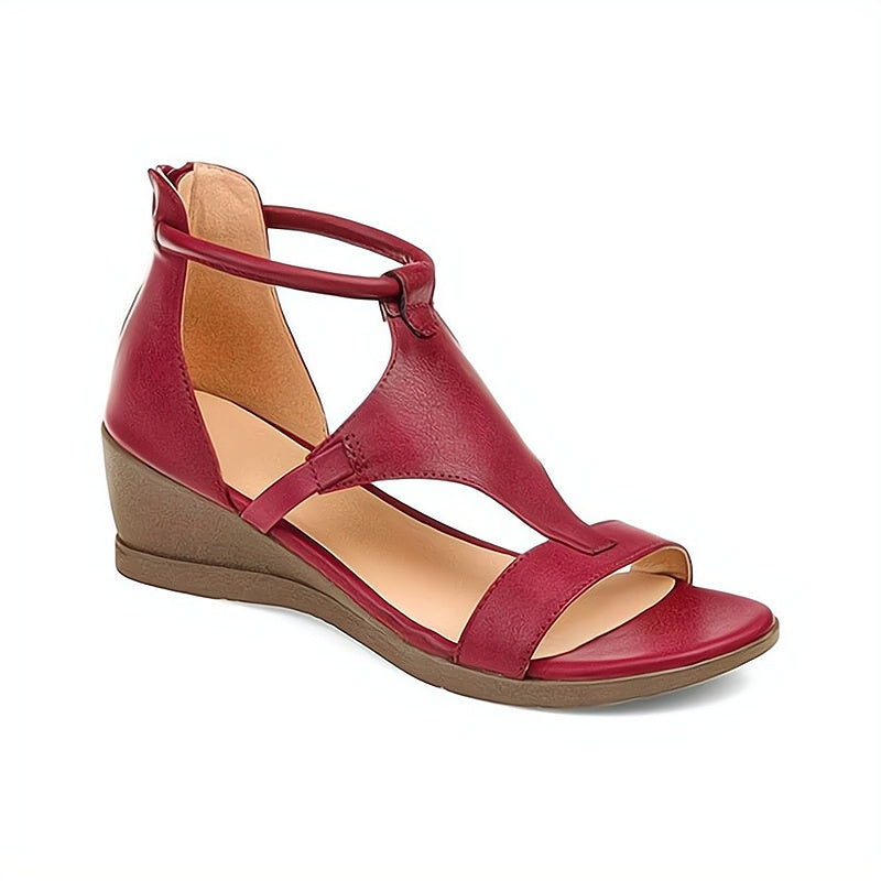 "Comfortabele dames sandalen met orthopedische ondersteuning, elegant ontwerp, ideaal bij hielspoor en voetpijnverlichting."