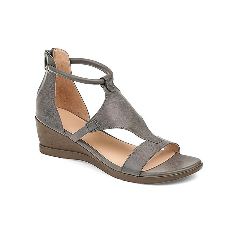 "Comfortabele dames sandalen met orthopedische ondersteuning, elegant ontwerp, ideaal bij hielspoor en voetpijnverlichting."