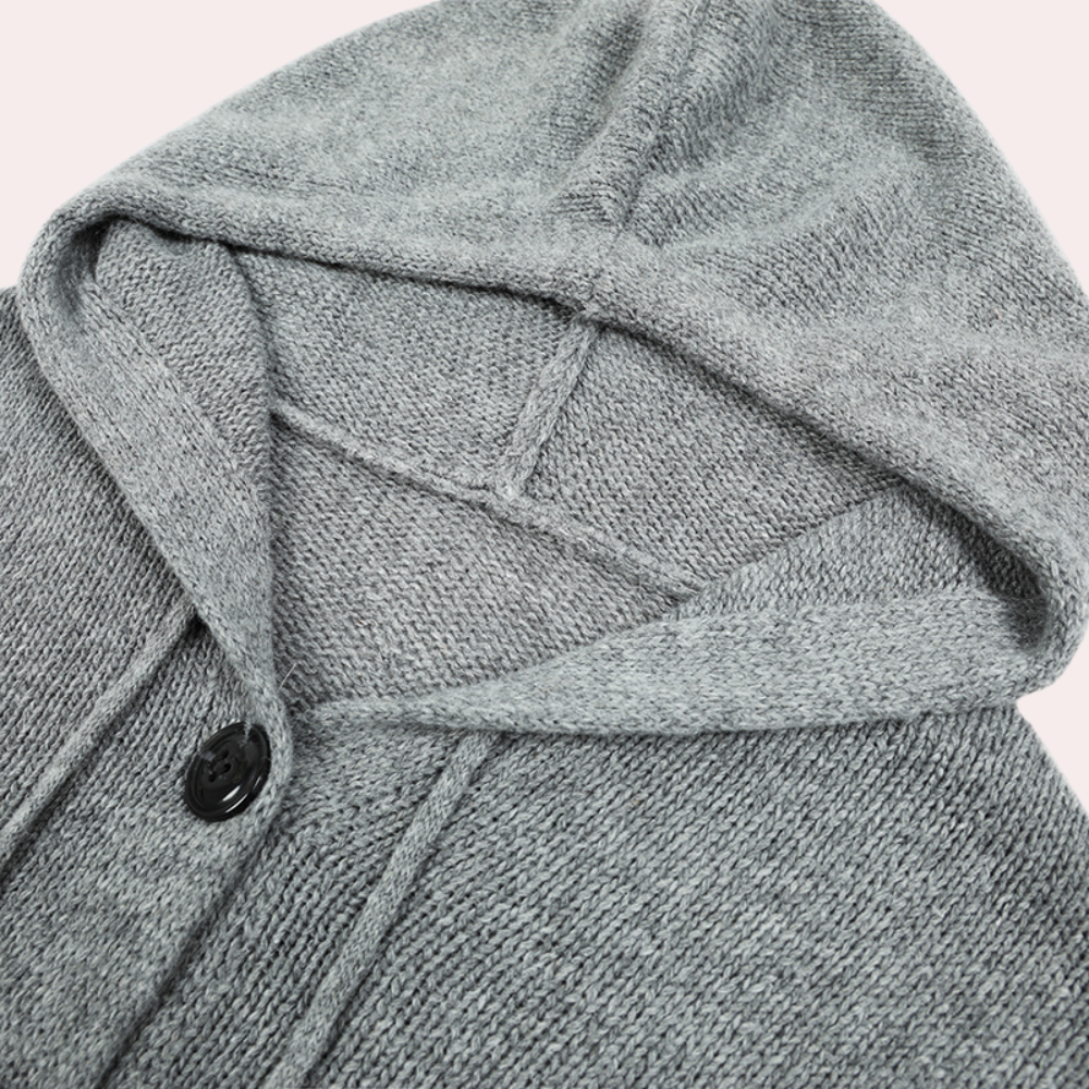 "Dames hoodie vest grijs, zachte stof, stijlvol en comfortabel, geschikt voor elke outfit en gelegenheid."