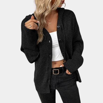"Dames hoodie vest grijs, zachte stof, stijlvol en comfortabel, geschikt voor elke outfit en gelegenheid."