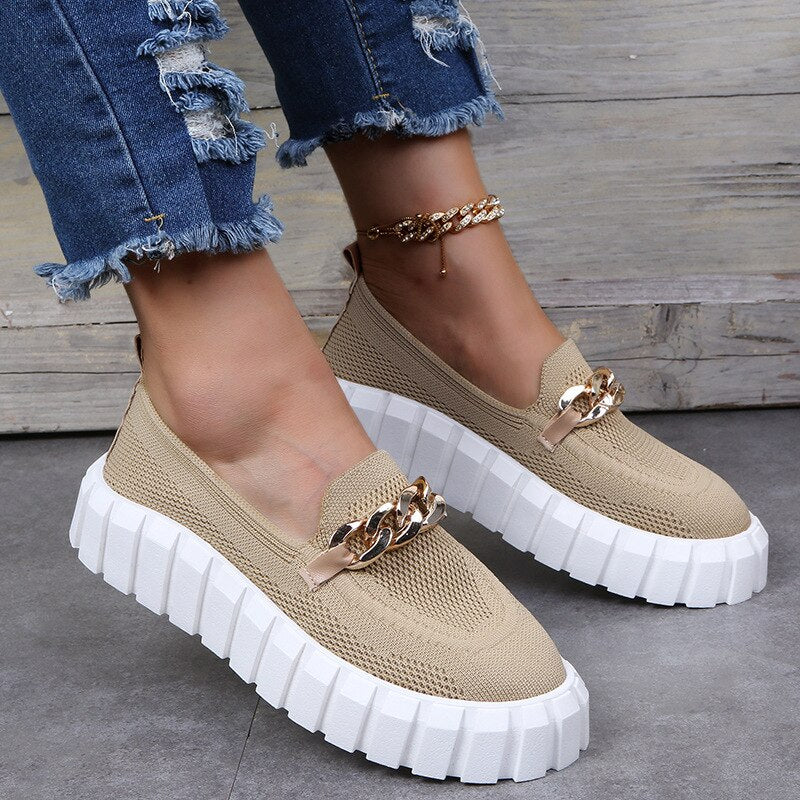 "Dania orthopedische sneakers voor dames met plateauzool, stijlvol en comfortabel, perfect voor dagelijks gebruik."