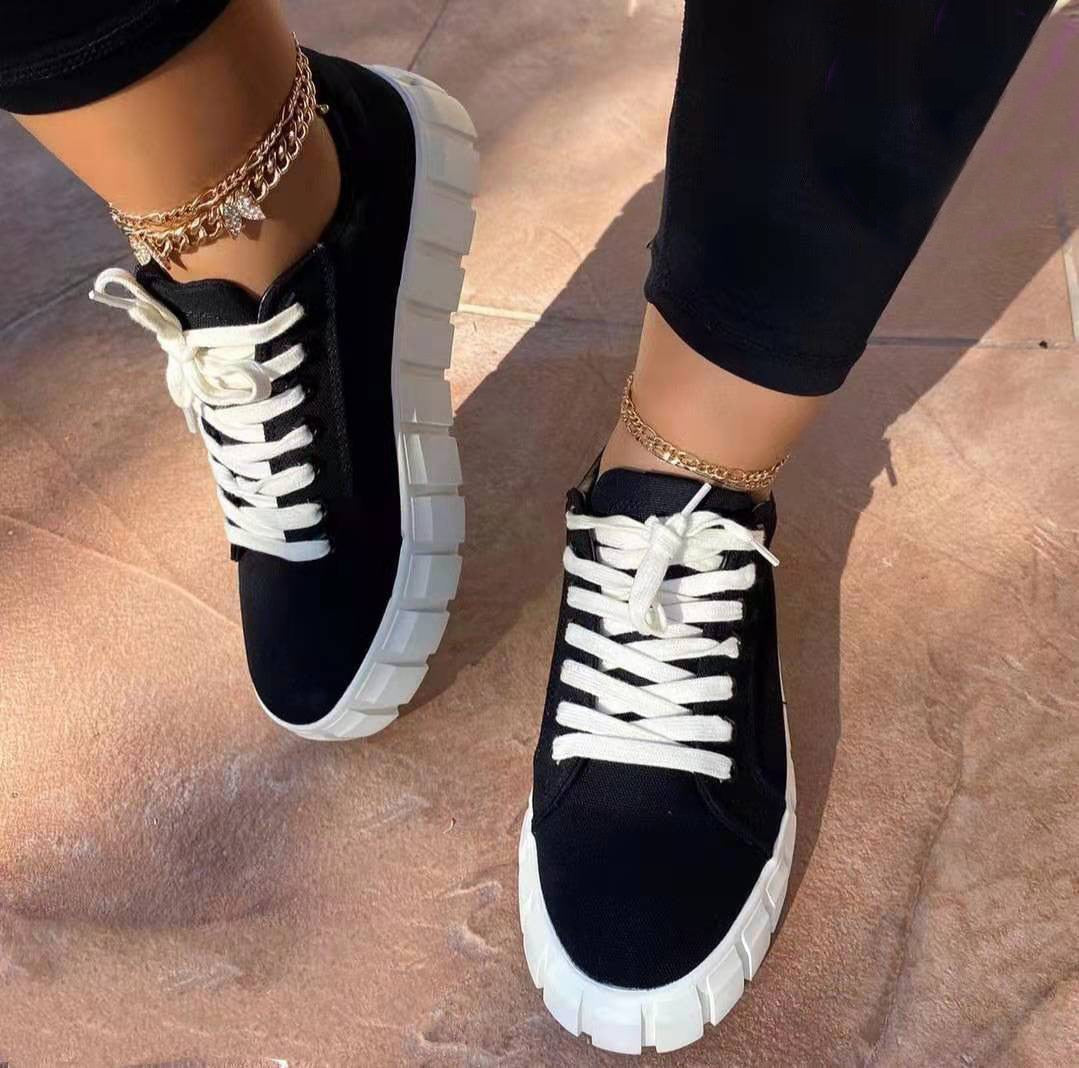 "Dania orthopedische sneakers voor dames met plateauzool, stijlvol en comfortabel, perfect voor dagelijks gebruik."