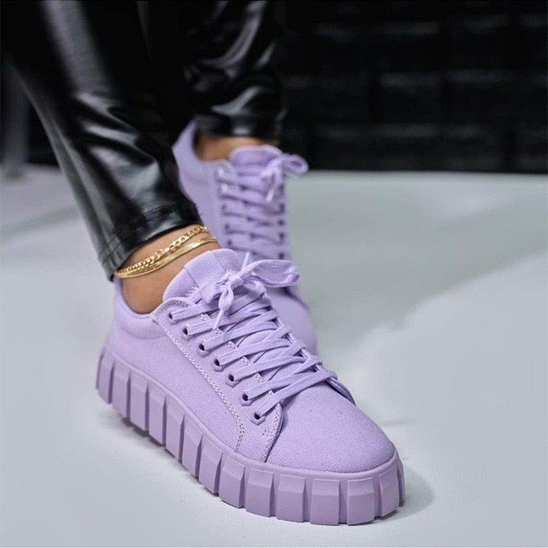"Dania orthopedische sneakers voor dames met plateauzool, stijlvol en comfortabel, perfect voor dagelijks gebruik."