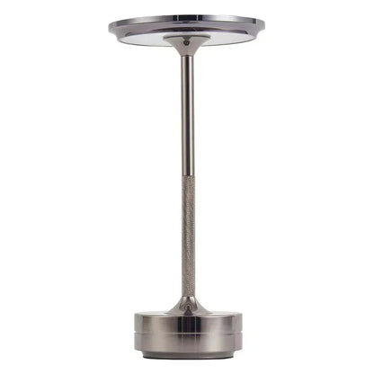 "Draagbare LED tafellamp met dimbare functies, modern design, draadloos, oplaadbaar via USB, ideaal voor elke interieurstijl.