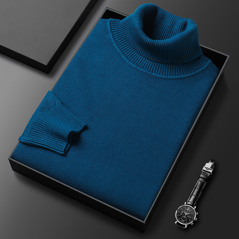 Elegante heren coltrui in neutrale tint, ademend materiaal, perfecte pasvorm, geschikt voor zakelijk en casual gebruik.