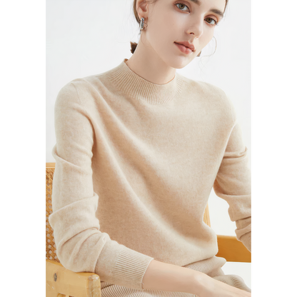 "Elegante kasjmier trui voor dames, gebreid, veelzijdig ontwerp in diverse kleuren, biedt luxe en comfort voor dagelijks gebr
