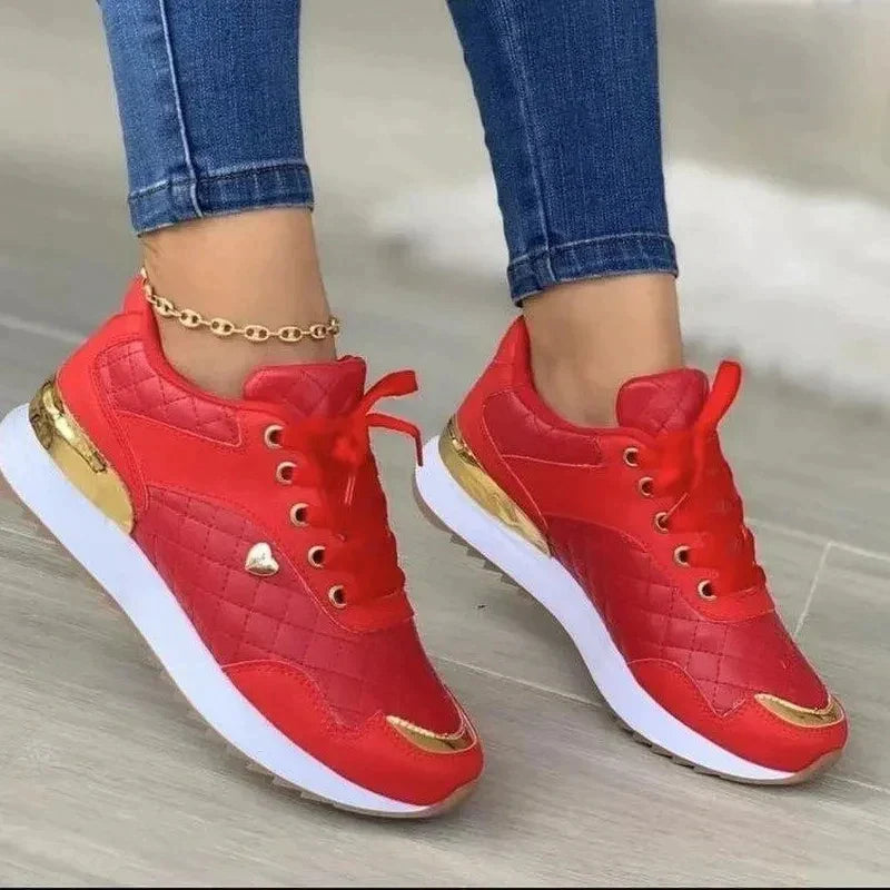 "Elegante orthopedische dames vrijetijdsschoenen, comfortabel ontwerp met anti-slip zool, modieuze uitstraling."