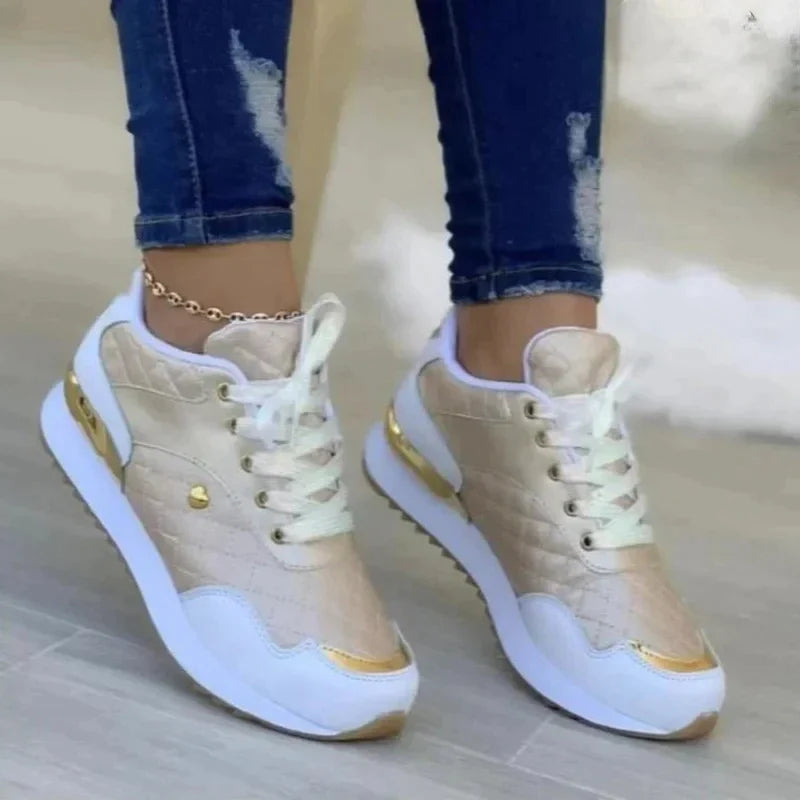 "Elegante orthopedische dames vrijetijdsschoenen, comfortabel ontwerp met anti-slip zool, modieuze uitstraling."