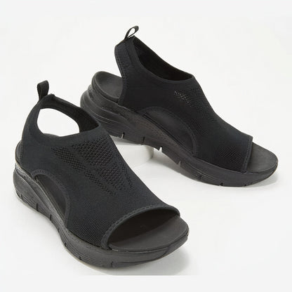 Elegante orthopedische sandalen voor dames, met ergonomisch ontwerp, ademend materiaal en stijlvolle uitstraling.