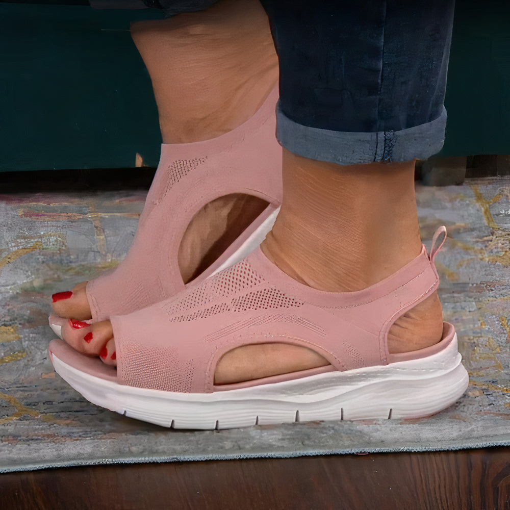Elegante orthopedische sandalen voor dames, met ergonomisch ontwerp, ademend materiaal en stijlvolle uitstraling.
