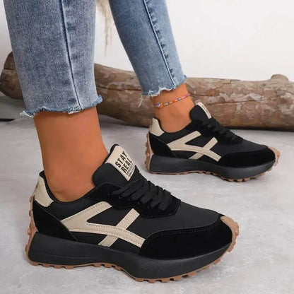 "Elena orthopedische sneakers voor dames, ademend textiel met antislipzool, stijlvol design in meerdere kleuren."