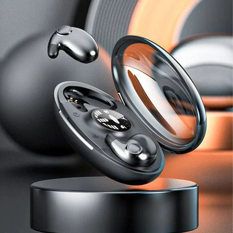 "Ergonomische en waterdichte onzichtbare slaap oortjes, slank ontwerp, ideaal voor ongestoorde nachtrust."