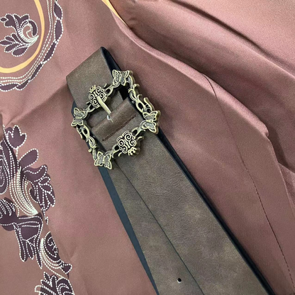 "Erik leren korte broek voor heren, bruin, premium leer, stijlvol voor Oktoberfest, comfortabele pasvorm, traditionele look."