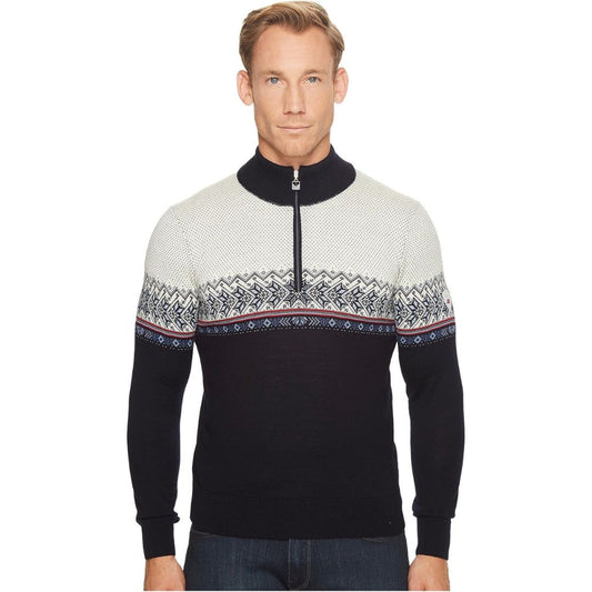 "Hovden heren trui in lichtgewicht stof met tijdloos patroon en elegante look, ideaal voor elke gelegenheid."