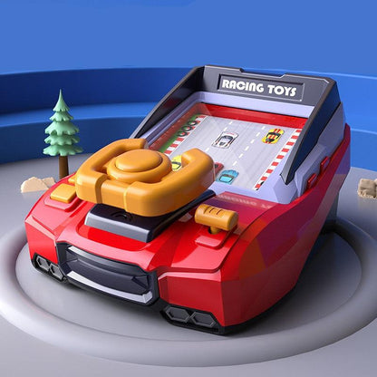 "Interactief kinderspeelgoed, draaiend platform met geprinte auto's, bevordert motorische vaardigheden en fantasie"