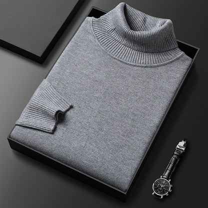 "Kasjmier coltrui heren, slank en stijlvol ontwerp met hoge col voor luxe winterlooks, in zachte beige tint."