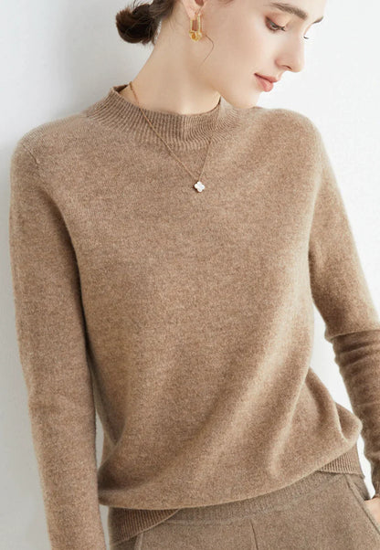 Kasjmier trui dameskleding, elegant design, zachte stof, diverse kleuren, ideaal voor seizoenen, comfort en stijl.