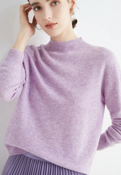 Kasjmier trui dameskleding, elegant design, zachte stof, diverse kleuren, ideaal voor seizoenen, comfort en stijl.