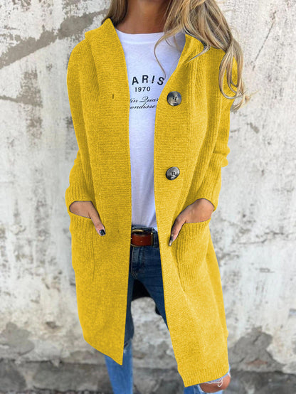 "Lang damesvest, stijlvolle lange snit, zacht materiaal, diverse kleuren, perfect voor elk seizoen."