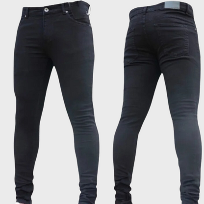 "Lichtblauwe heren skinny jeans, slank ontwerp voor comfort en stijl, ideaal voor casual en semi-formele gelegenheden."