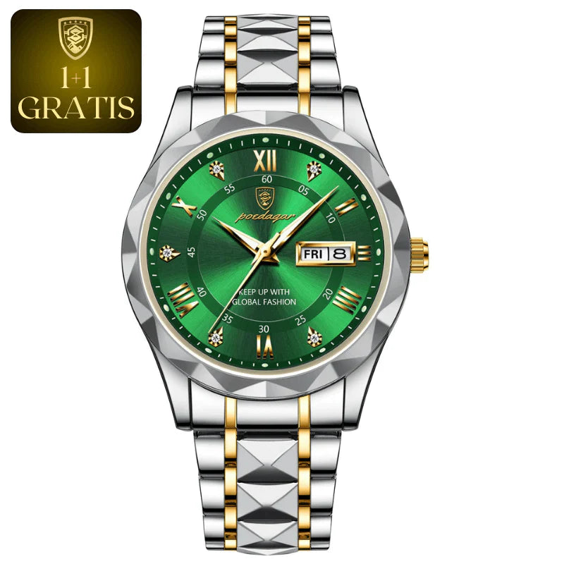 Luxe herenhorloge, Zwitsers uurwerk, elegant design. Diverse kleuren, stijlvolle aanvulling voor elke gelegenheid.
