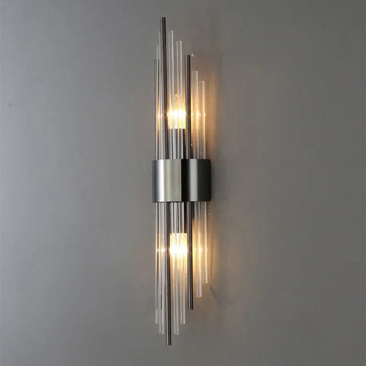 "Moderne wandlamp goud, tijdloze elegantie, luxe verlichting voor verfijnd interieur."