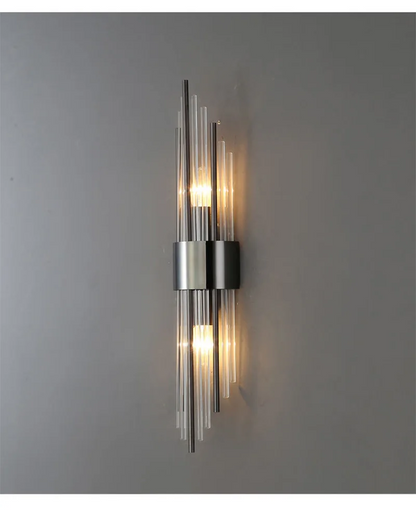 "Moderne wandlamp goud, tijdloze elegantie, luxe verlichting voor verfijnd interieur."