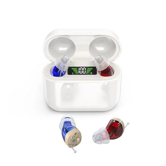 "Onzichtbaar en discreet in-ear hoortoestel met ergonomisch design voor dagelijks comfort en kristalhelder geluid"