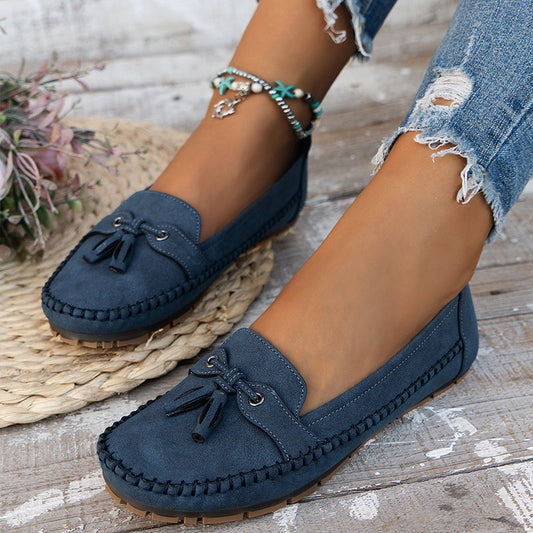 "Orthopedische mocassins dames, elegant design, bruine kleur, slip-on, comfortabel ademend materiaal, antislip zool"