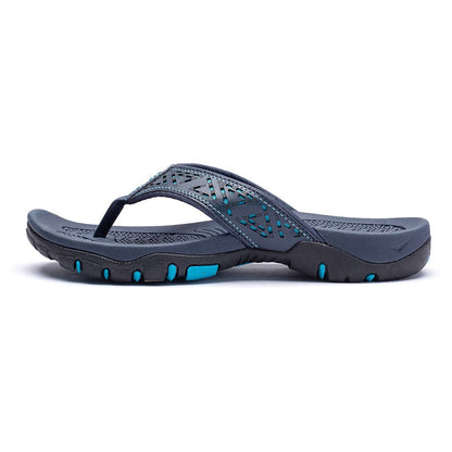"Orthopedische pantoffels voor mannen met ademend materiaal, trendy design en orthopedisch voetbed voor optimaal comfort."