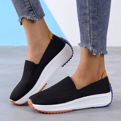 "Orthopedische sportschoenen voor dames, stijlvol blauw ontwerp met comfortabele pasvorm en hoogwaardige materialen."