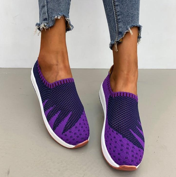 "Orthopedische sportschoenen voor dames, stijlvol blauw ontwerp met comfortabele pasvorm en hoogwaardige materialen."