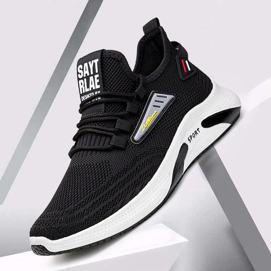 Orthopedische sportschoenen voor heren, stijlvol ontwerp, honingraatvoetbed, ademende mesh, ideaal voor dagelijks gebruik.