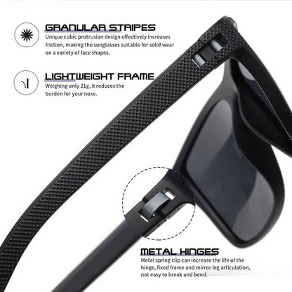 "Set van 3 gepolariseerde zonnebrillen, elegant design, 100% UV-bescherming, lichtgewicht, ideaal voor damesaccessoires."