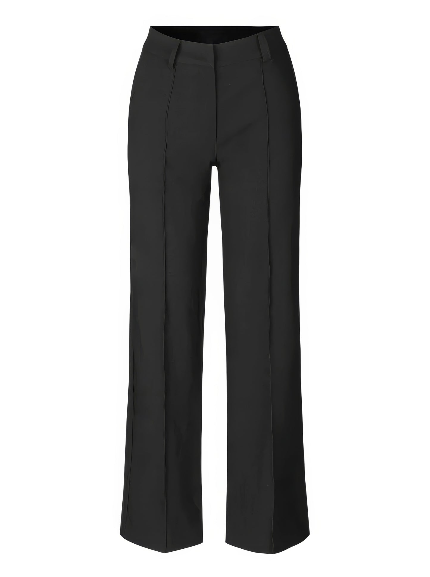 "Sophie - Elegante high-waist pantalon met wijde pijpen in zachte stretch stof, ideaal voor comfort en stijl in dameskleding.