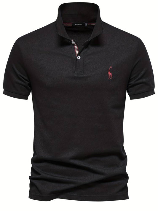 "Stijlvol heren poloshirt, elegant en comfortabel, perfecte pasvorm, ontworpen voor veelzijdige looks in elke outfit."