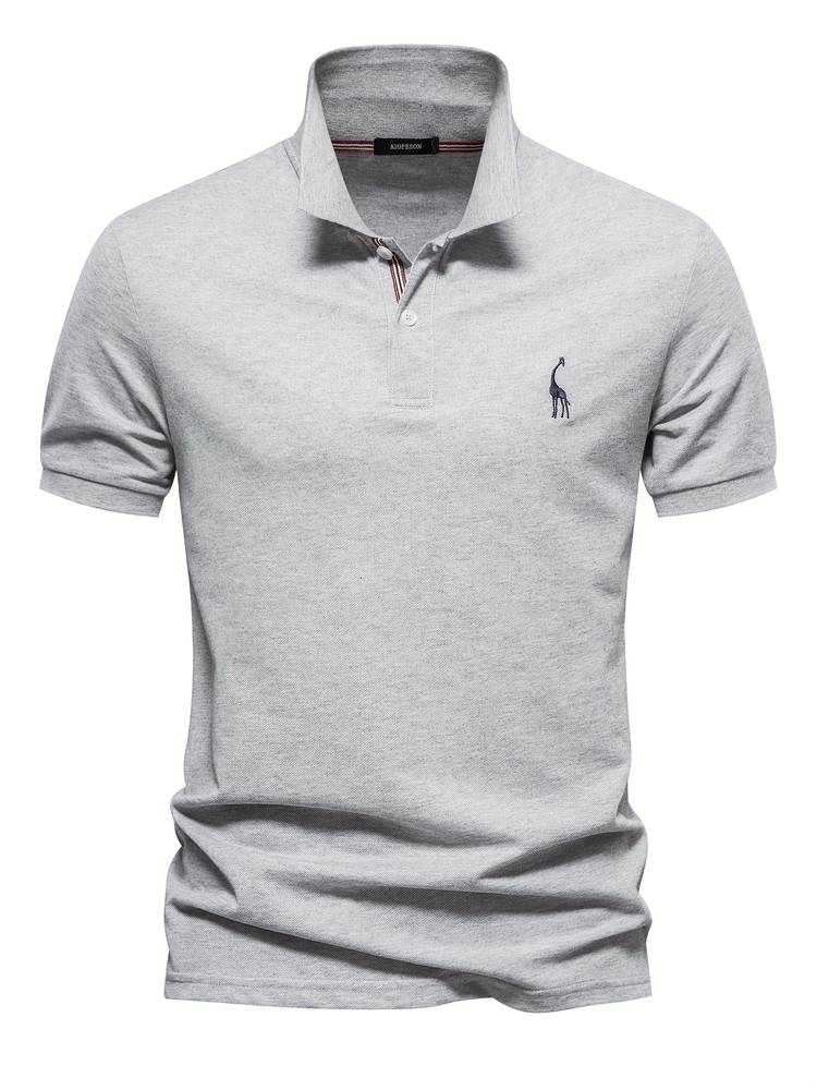 "Stijlvol heren poloshirt, elegant en comfortabel, perfecte pasvorm, ontworpen voor veelzijdige looks in elke outfit."