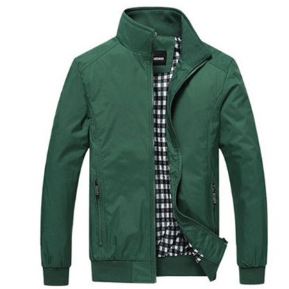"Stijlvolle en lichte zomerjas voor heren in khaki, bruin, blauw, groen, zwart en wit, ideaal voor warme maanden."