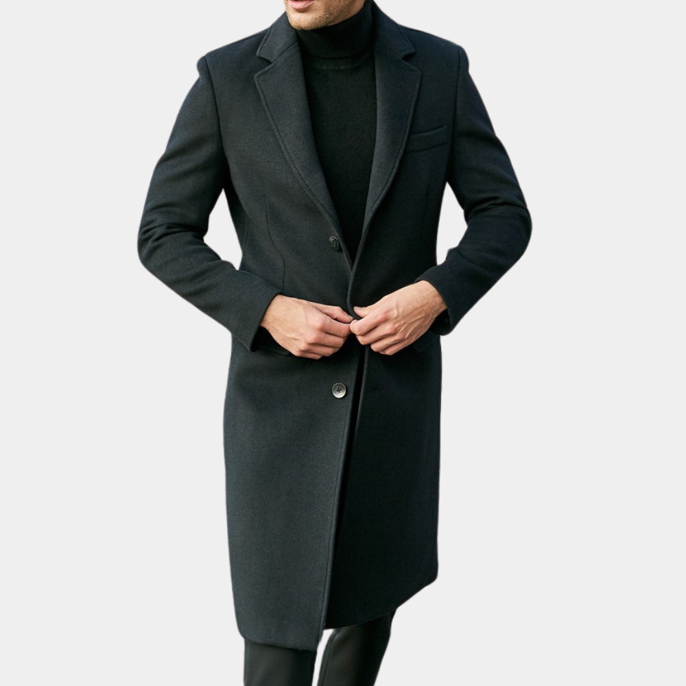 "Stijlvolle gele trenchcoat heren met klassieke revers, ideaal voor herfst, biedt comfort en elegantie voor de moderne man."