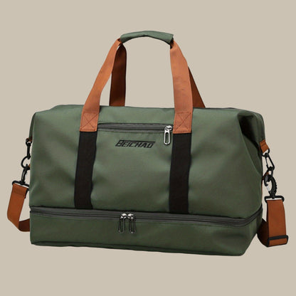 "Stijlvolle heren DuffelBag met ruime capaciteit, robuust ontwerp, verstelbare schouderriem, beschikbaar in diverse kleuren."