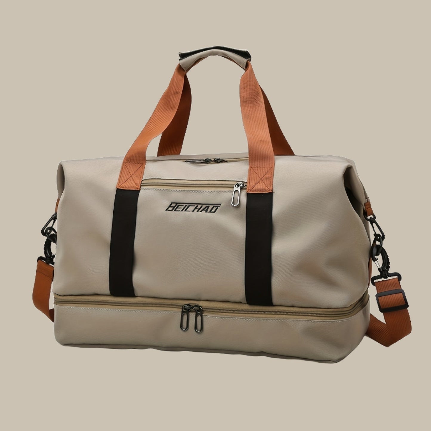 "Stijlvolle heren DuffelBag met ruime capaciteit, robuust ontwerp, verstelbare schouderriem, beschikbaar in diverse kleuren."