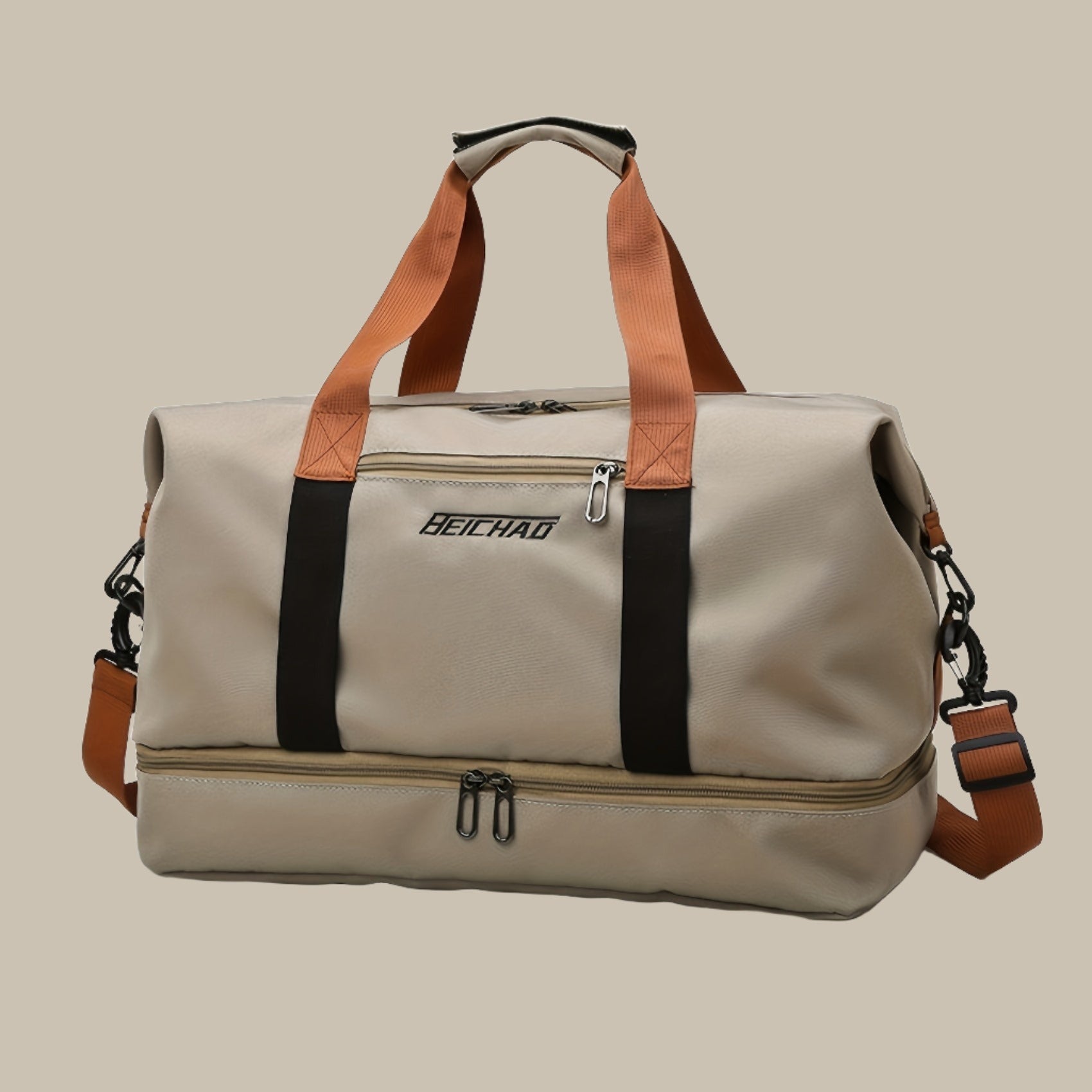 "Stijlvolle heren DuffelBag met ruime capaciteit, robuust ontwerp, verstelbare schouderriem, beschikbaar in diverse kleuren."