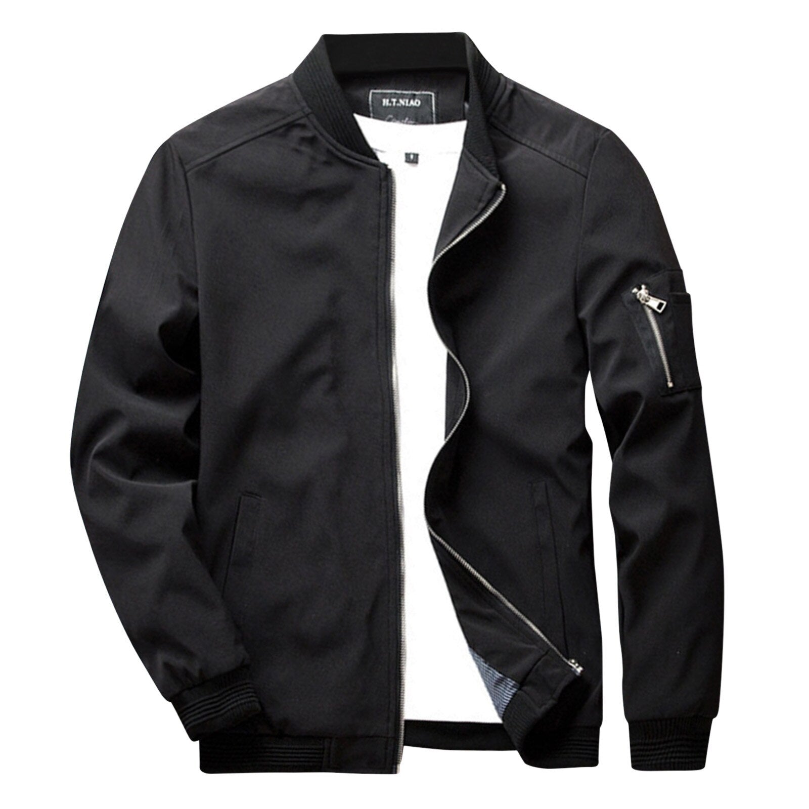 Stijlvolle heren zomerjas, kort model, veelzijdig design, hoge kwaliteit stof, ideal voor casual en formele gelegenheden.