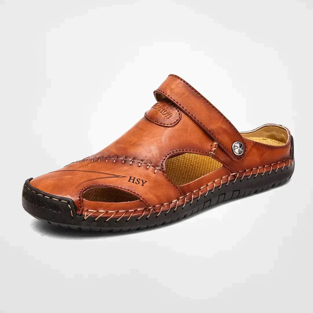"Stijlvolle orthopedische leren sandalen voor dagelijks comfort, elegant design en hoogwaardige materialen"