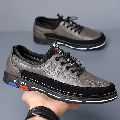 Stijlvolle Oxford herenschoenen in luxe leer, elegant ontwerp, bruine kleur, gewatteerde binnenzool voor comfort.