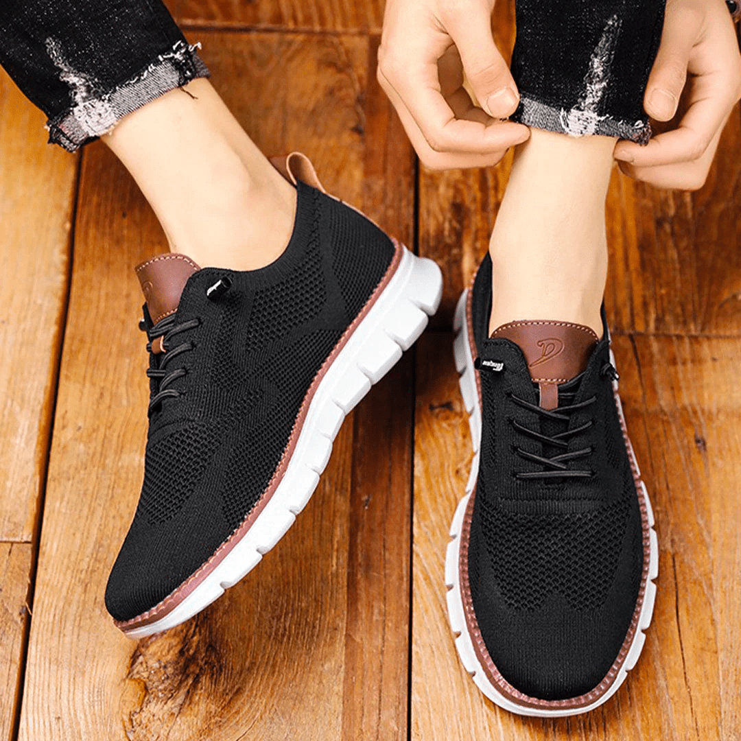 "Stijlvolle vegan schoenen, gemaakt van Italiaans vegan leer, met een elegant ontwerp en uitneembaar memory foam voetbed."