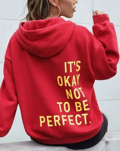 "Trendy oversized dames hoodie, voorkant, zachte stof, comfortabele pasvorm ideaal voor casual uitstapjes en loungen."