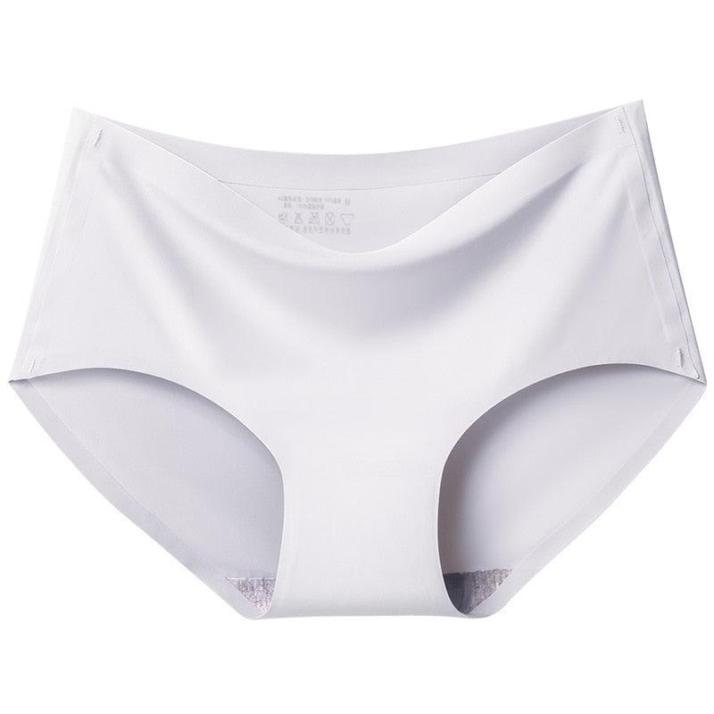 "Vijfdelige set van naadloos damesondergoed, zijdezacht in zwart, wit, beige, paars en roze, ideaal voor dagelijks comfort."