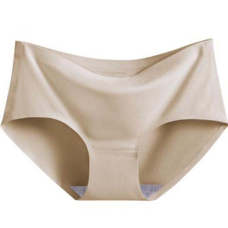 "Vijfdelige set van naadloos damesondergoed, zijdezacht in zwart, wit, beige, paars en roze, ideaal voor dagelijks comfort."